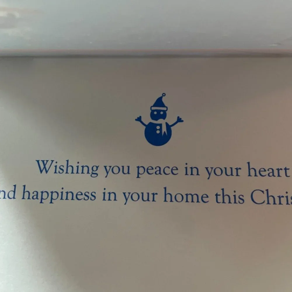 10 Holiday cards with matching print envelopes